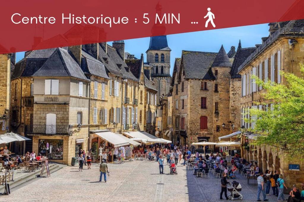 La Regate Avec Jaccuzi A 50 M Du Centre Historique Lägenhet Sarlat-la-Canéda Exteriör bild